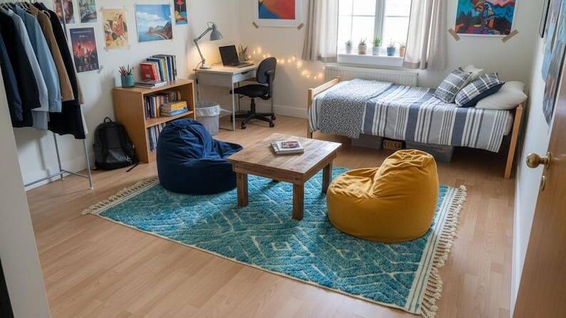 Handmade traditional Berber rug size 150 x 250 cm