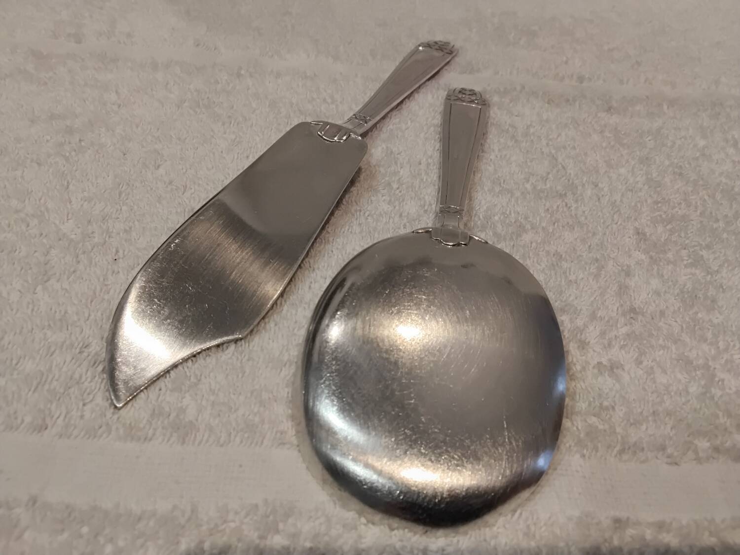 Dixi Grand Prix 2-piece silver-plated ice cream serving set