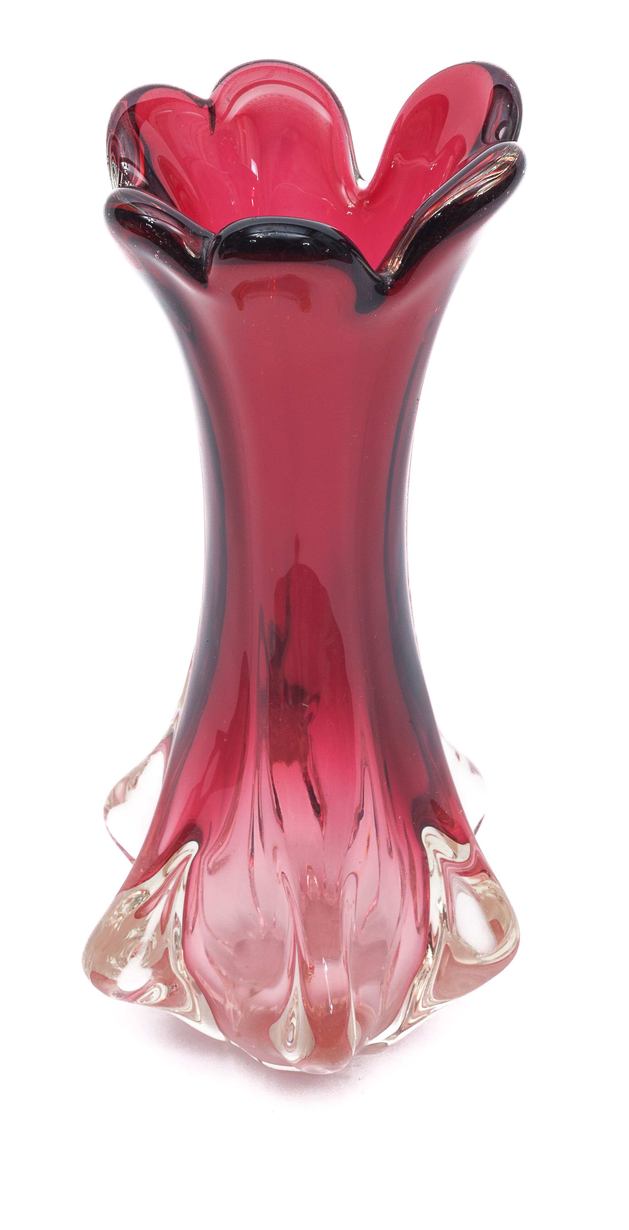 Murano vase “Chambord” red