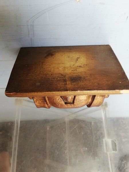 Wall lamp console gilded wood early XXem