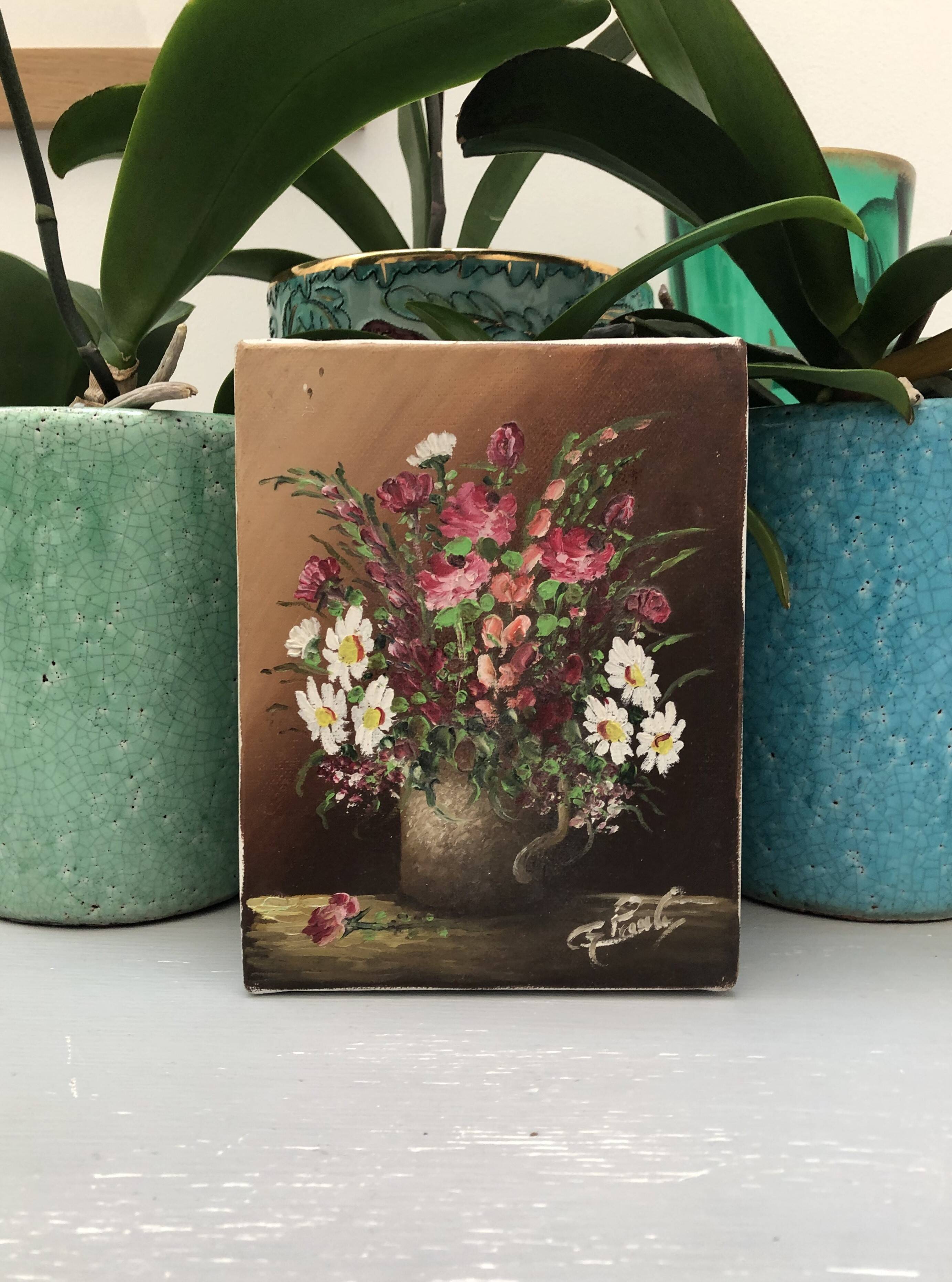 Flower bouquet painting