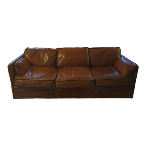 Canapé cuir vintage