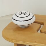 Glass lamp Swirl Zebra by Eglo vintage 80s/90s