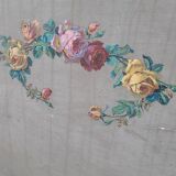 Lit en fonte décorées de fleurs époque 19ème