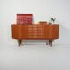 Scandinavian sideboard with louvered drawers, 1950s/60s