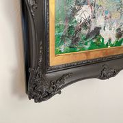 Felix Bachmann, Abstract Composition, Acrylic & Mixed Media on Board, 2022, Framed