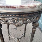 Pair of pedestal tables