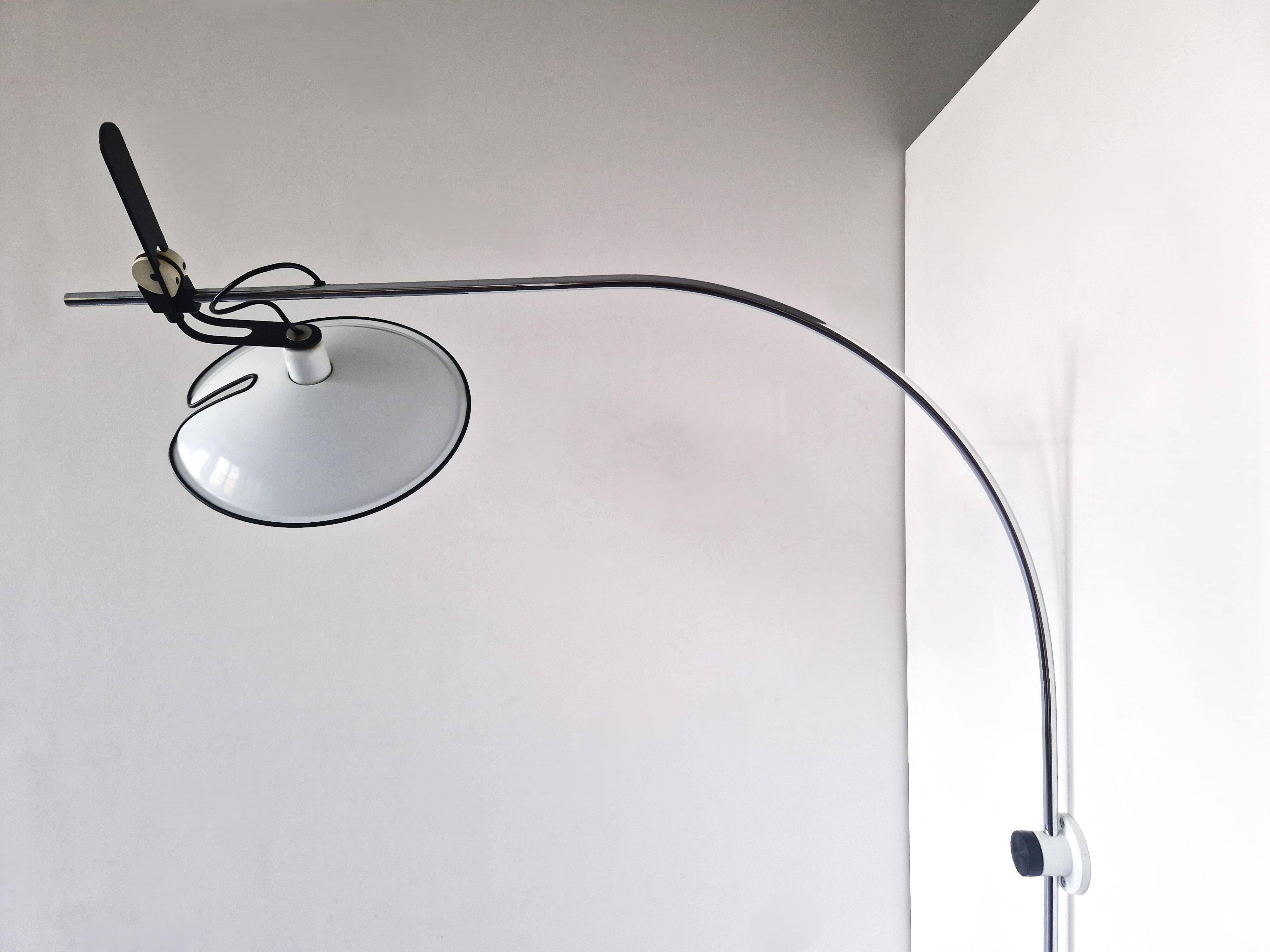 Rare adjustable wall lamp by Lella Montecroci & Marco De Carli for Arrelam, Italy 1970's