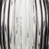 Light grey glass vase with streaks 32cm