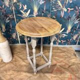Round side table