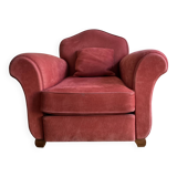 Fauteuil en cuir taurillon nubuck