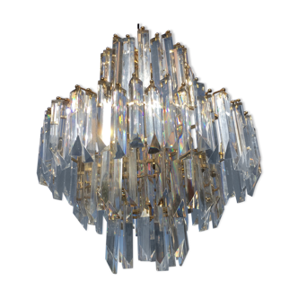 Paolo Venini 5-level crystal chandelier