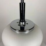 Frosted white glass pendant by Peill and Putzler 1960