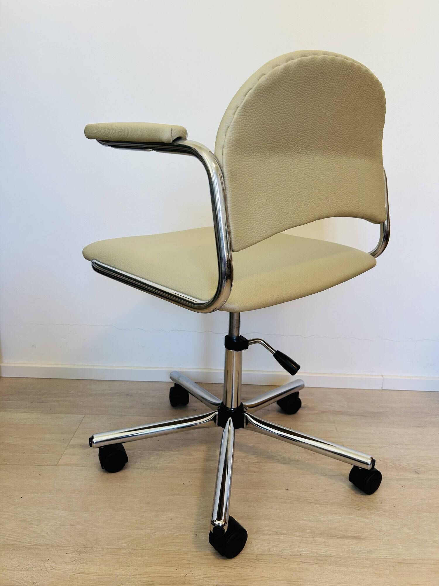 Vintage Light Olive Office Chair by Kovona Model K-107 from Czechoslovakia 1970’s