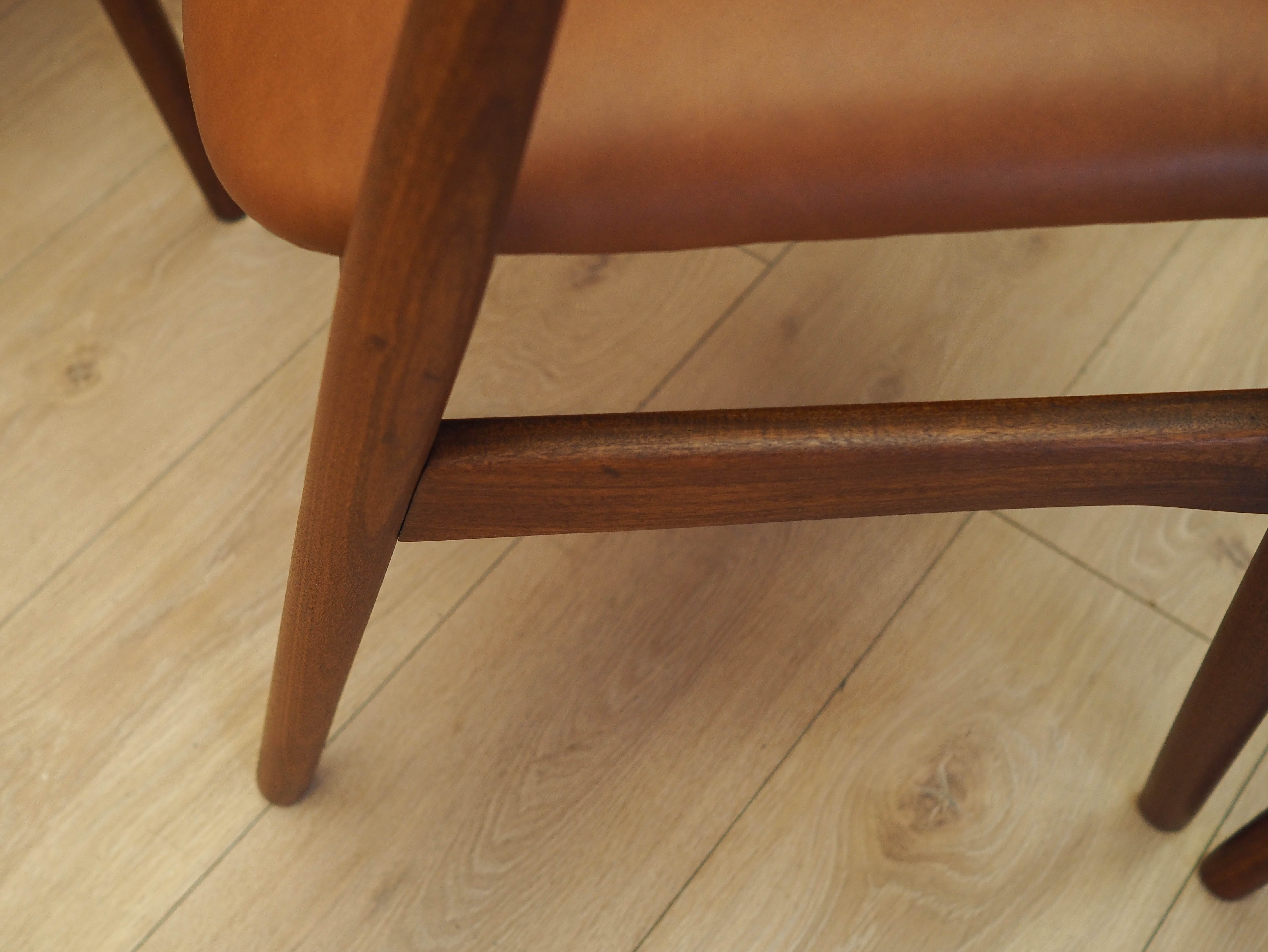 Set of six teak chairs, Danish design, 1970s, made in Denmark