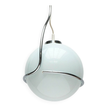 Pendentif en verre en forme de boule de l'ère spatiale du milieu du siècle, années 1960