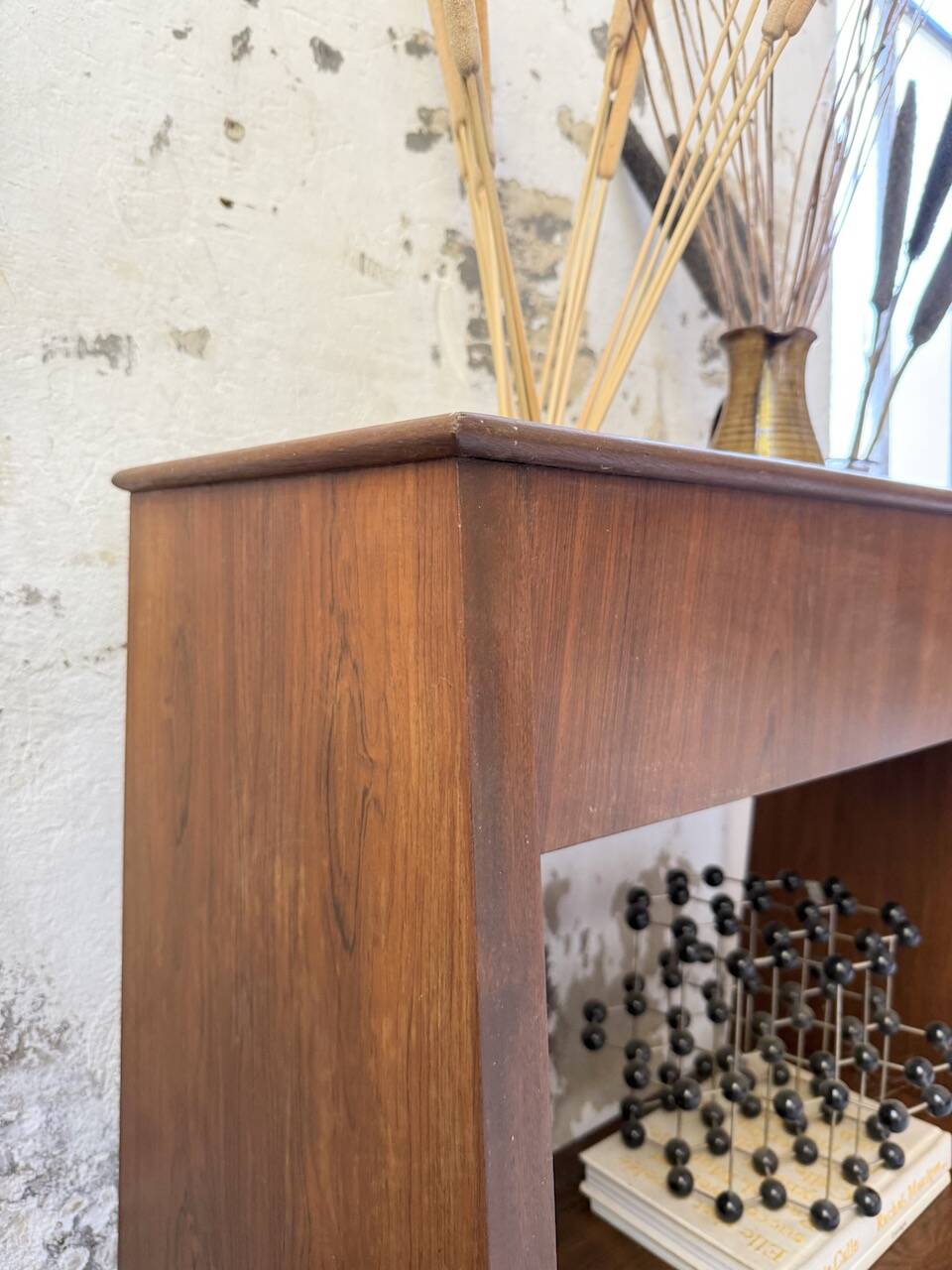 Jardinière années 50 palissandre constructiviste