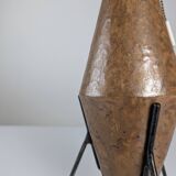Brutalist Table Lamp in Ceramic and Iron, 1950s €1,200