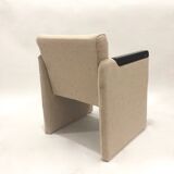 Reupholstered 1980s armchair