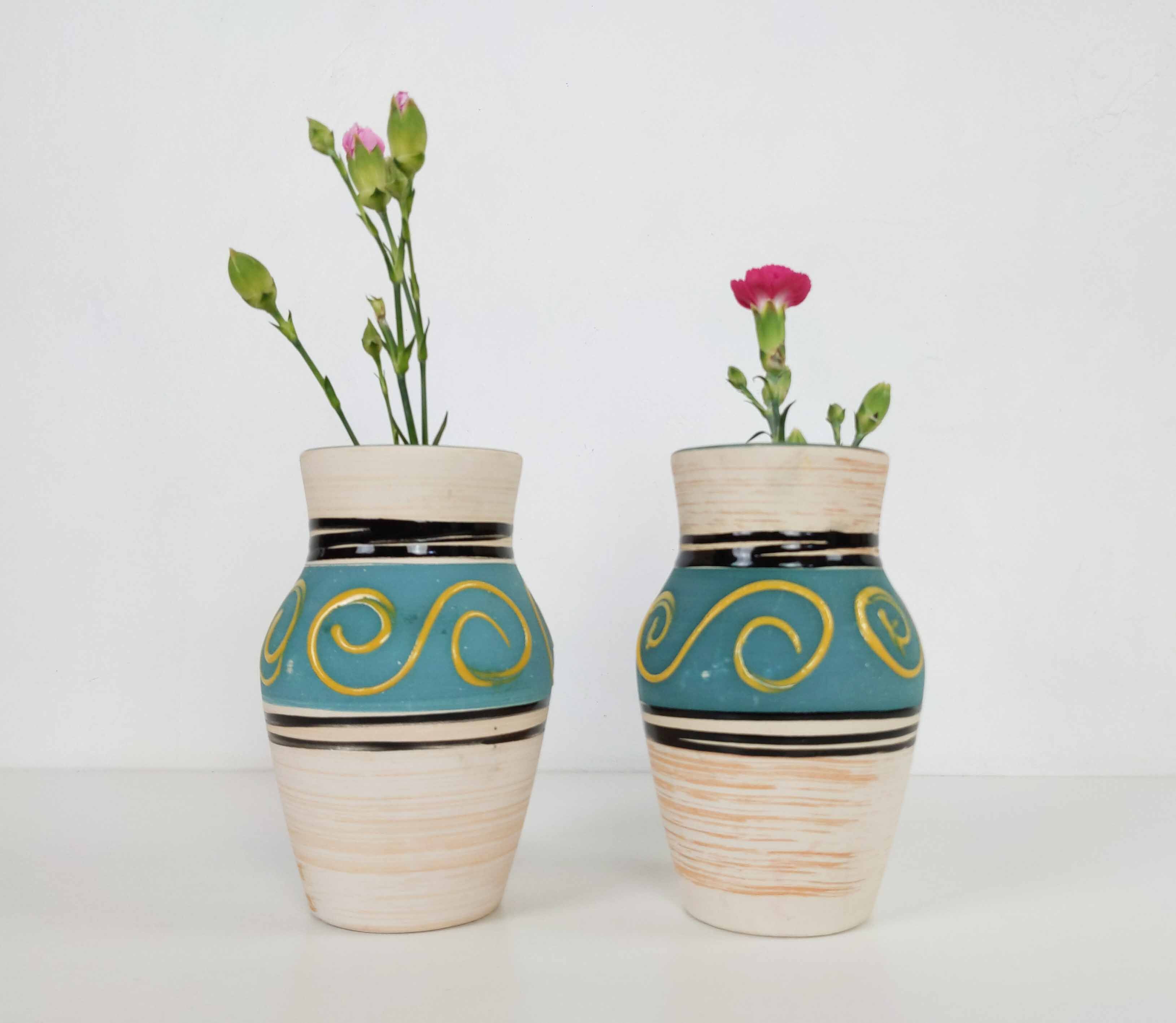 Paire de vases vintage West Germany