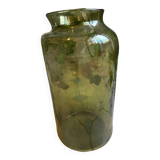 Vase ancien en verre soufflé