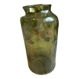 Vase ancien en verre soufflé