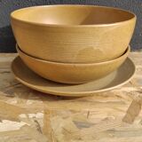 3 courses/salad bowls Grès Village France