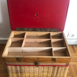 Rattan chest stool
