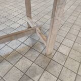 White wooden table