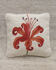 Vintage Handmade Red Flower Wool Cushion Cover- 35x35cm