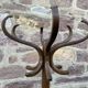 Vintage parrot standing coat rack 1980 curved wood