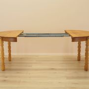 Round oak table, Danish design, 1960s, designer: Henning Kjærnulf