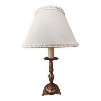 Art Deco lamp with a bronze base