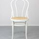 Chaises No. 18 Blanches par Michael Thonet, Set de 4
