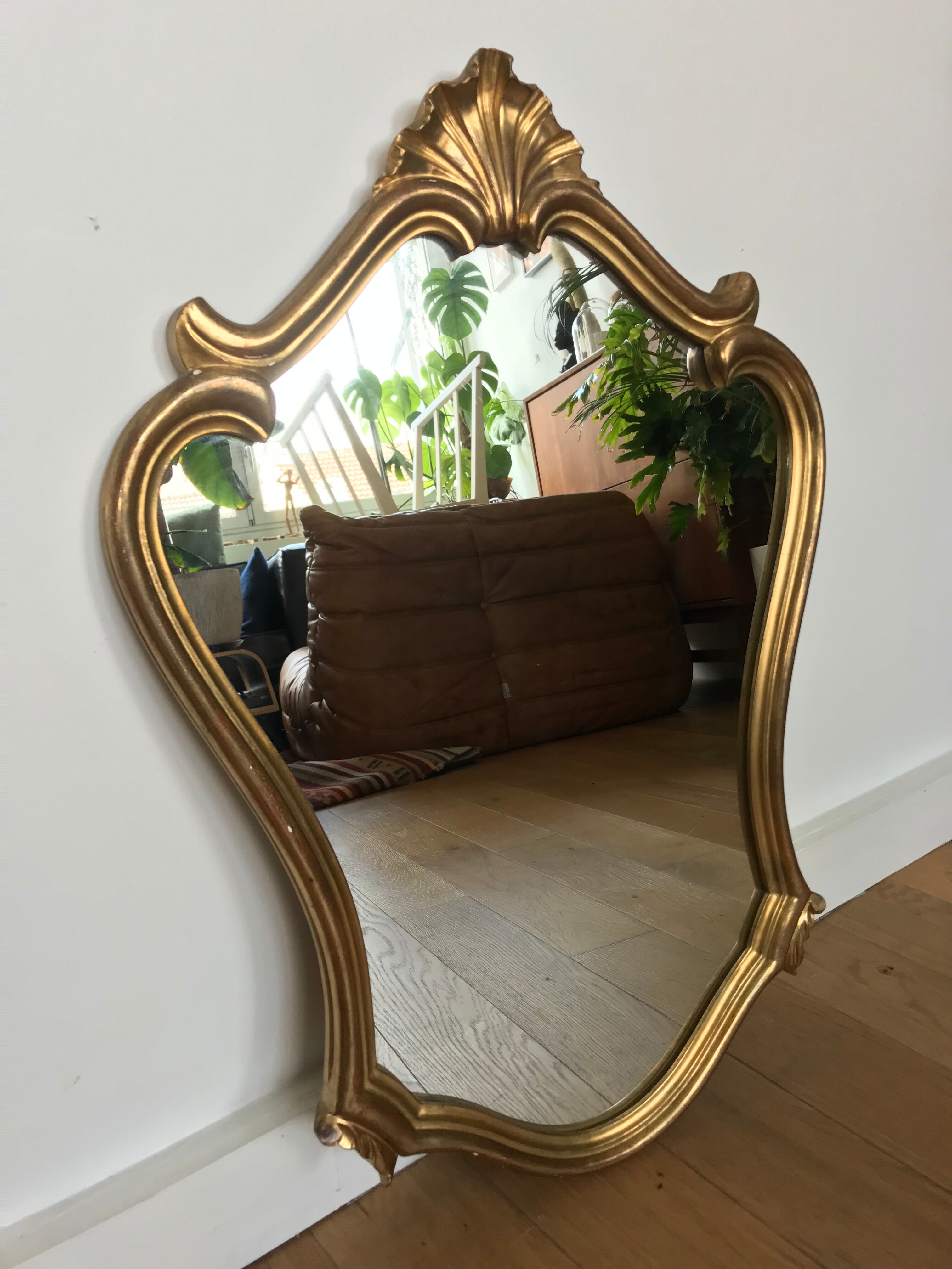 Classic mirror gilded 70 x 50 cm