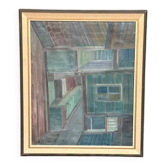 Swedish Mid‑Century Oil on Panel – by Ragnar Svedberg – Exterior