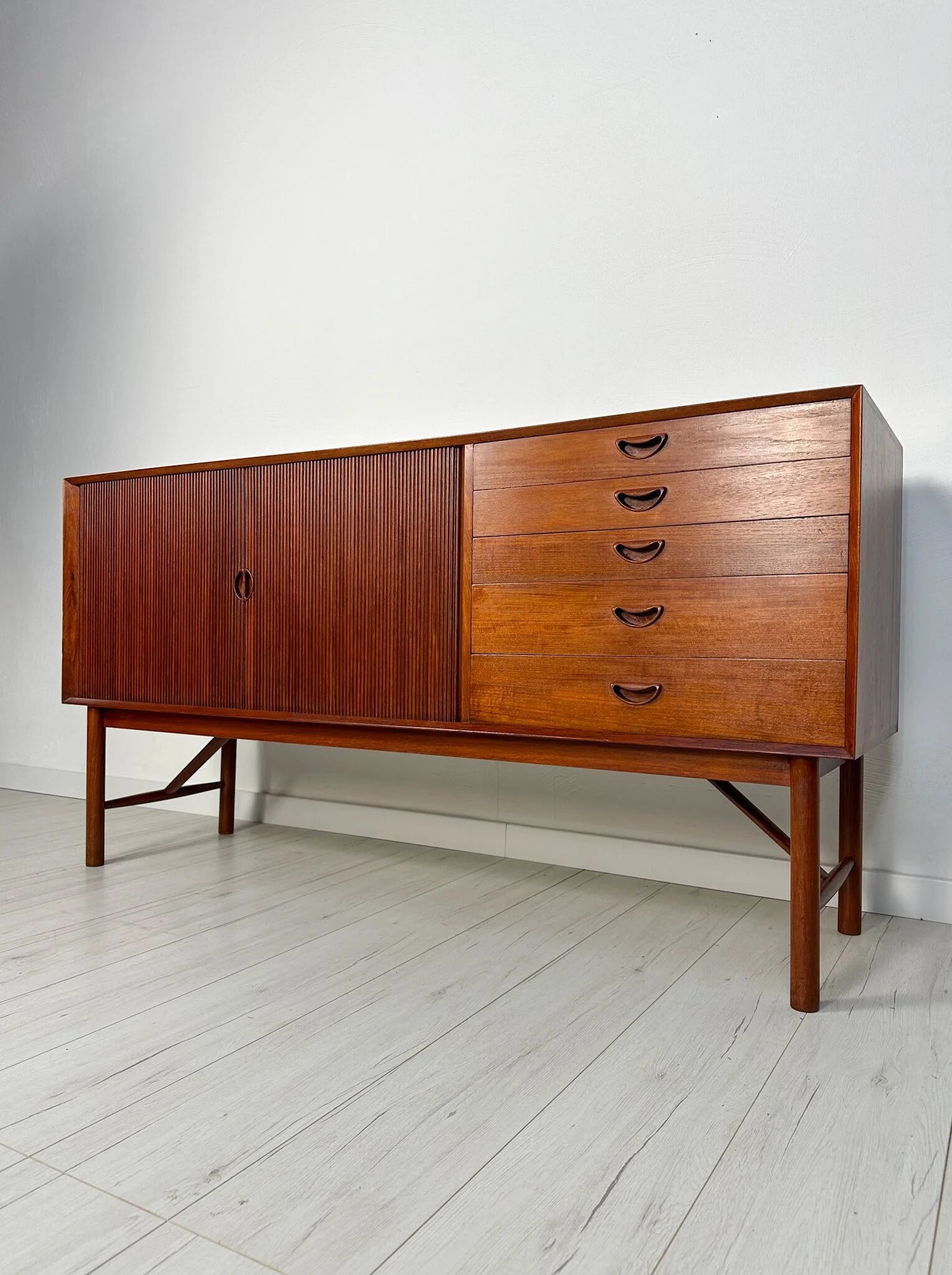 1950s Vintage Peter Hvidt & Orla Mølgaard-Nielsen Danish Teak Sideboard