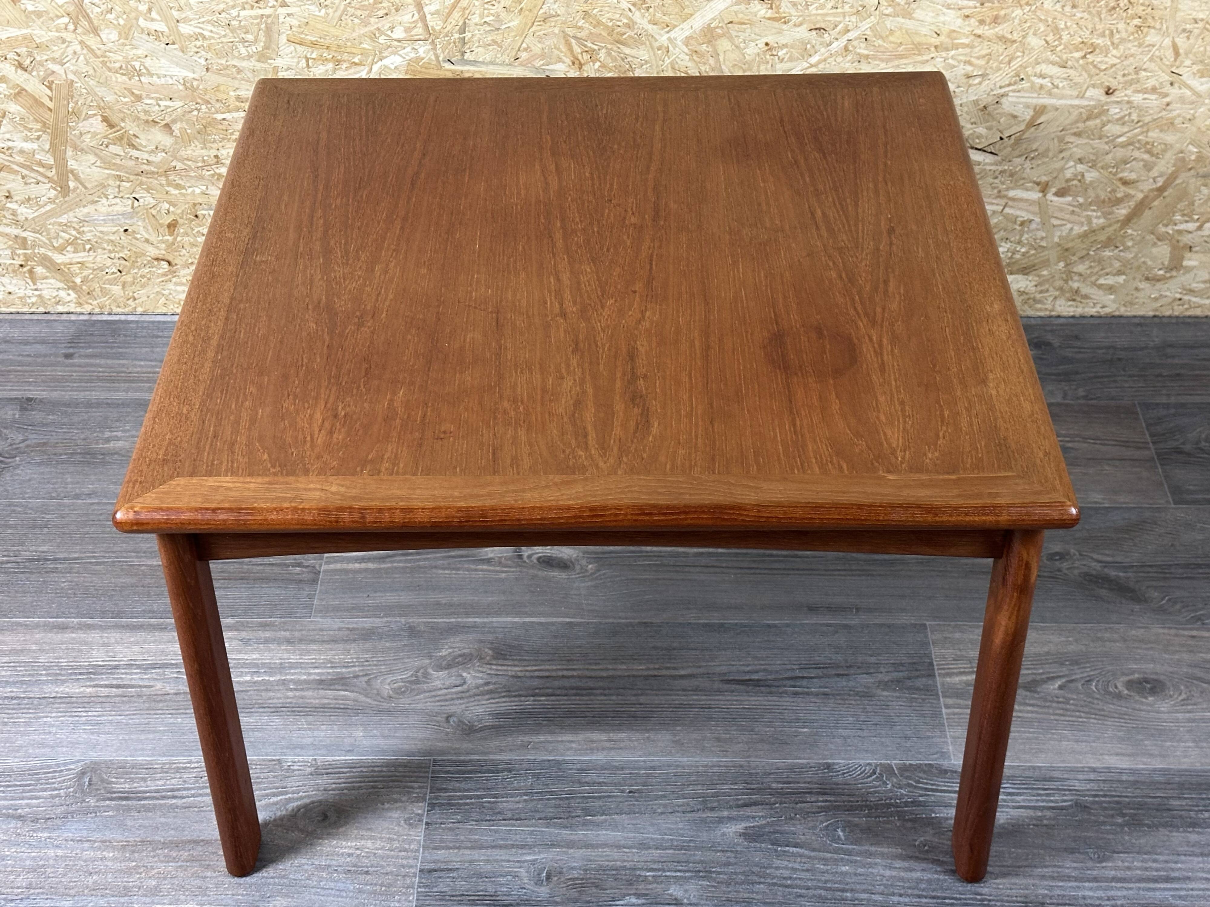 1960s/70s teak coffee table and side table by Glostrup Møbelfabrik Denmark