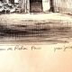 Lithograph The Cour de Rohan