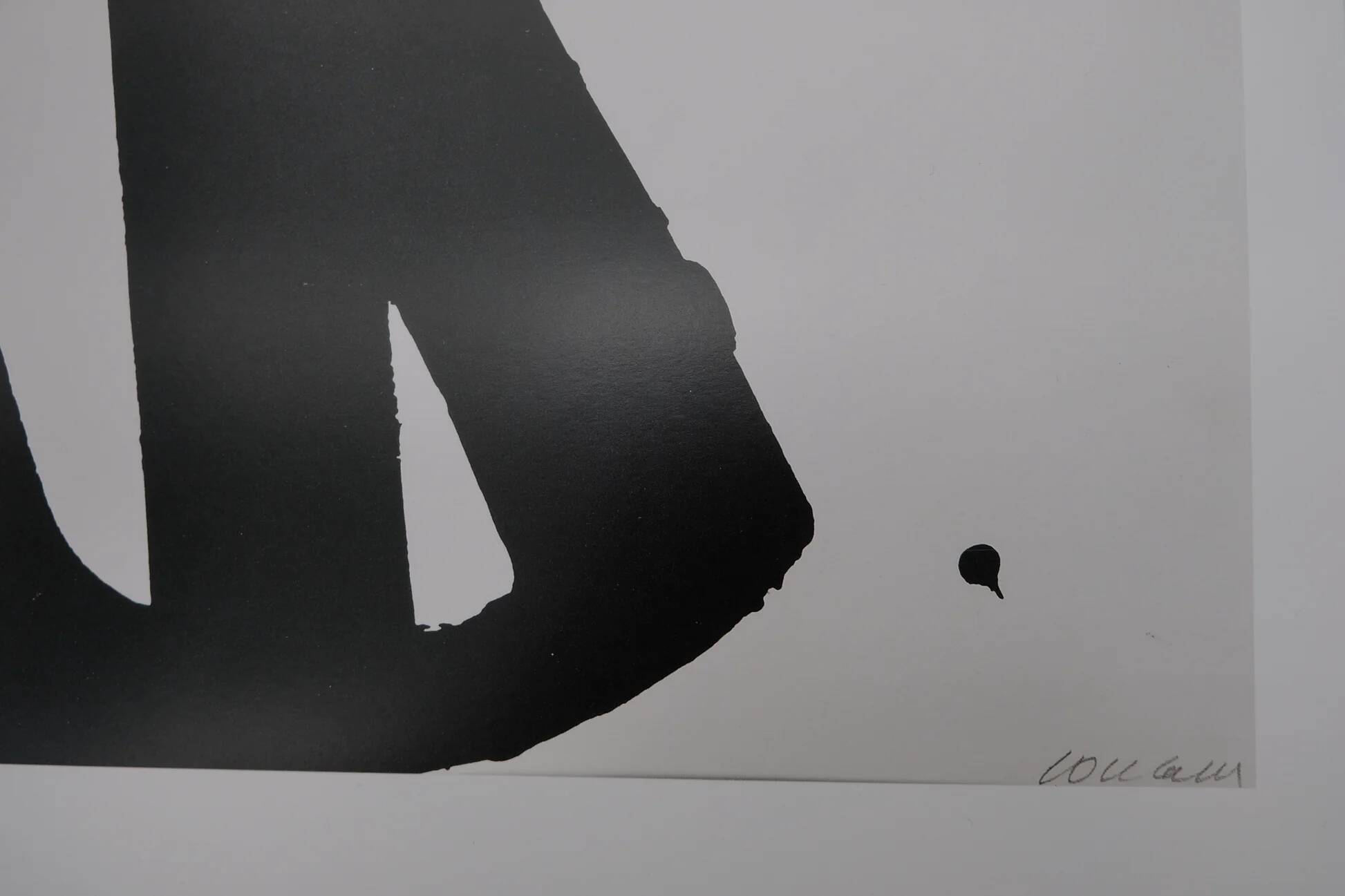 Pierre Soulages: Silkscreen No. 1 - Original signed poster