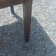 19th century farmhouse table in oak and poplar with spindle legs 198cm