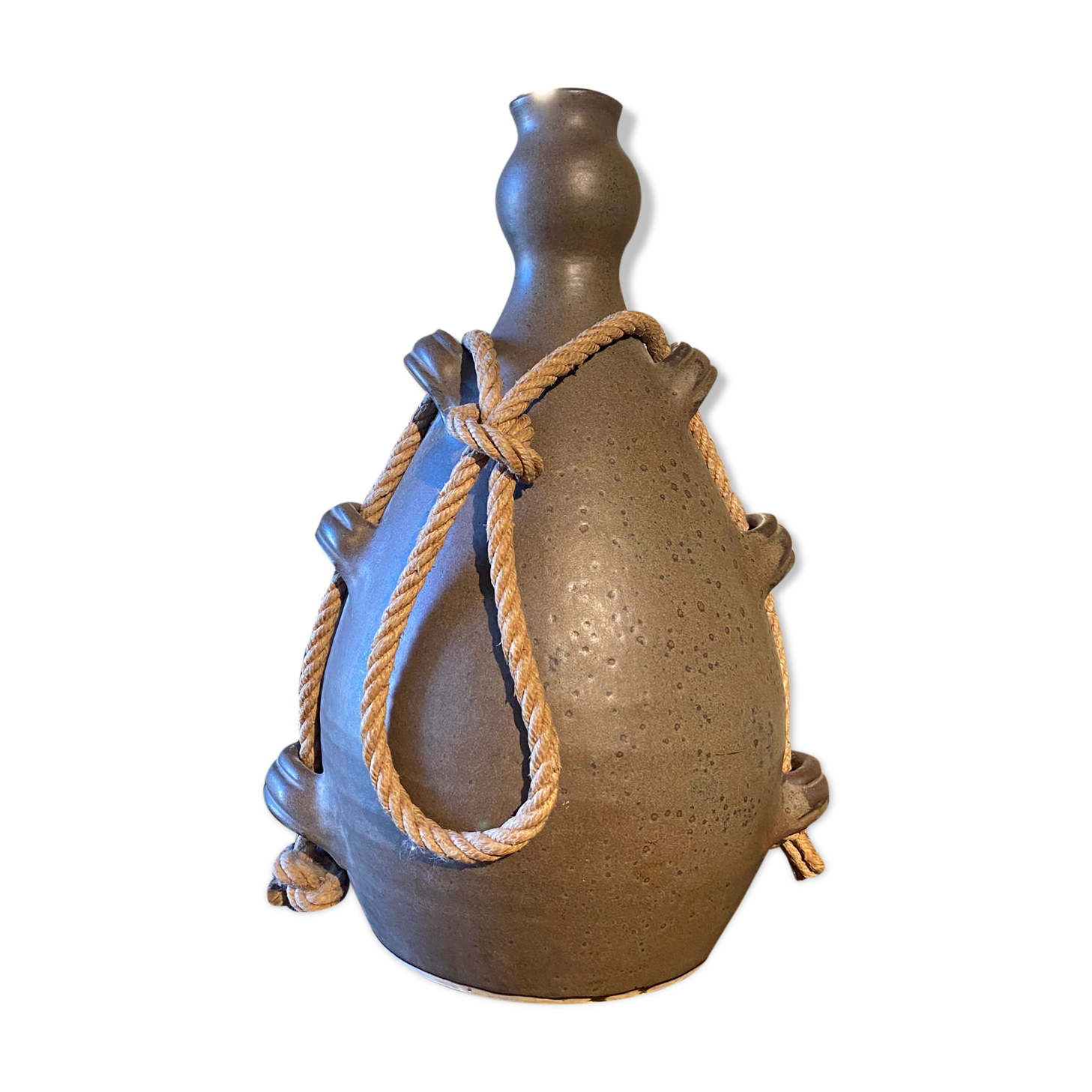 Pied de lampe en céramique Les grottes