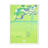 1970s poster “hürdenlauf”, otl aicher