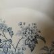 Large round antique ironstone dish