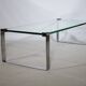 Glass Chrome Coffee Table Draenert 1022 1970s