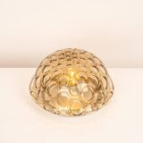 Wall/Ceiling Light in Smoked Glass, Sputnik, Germany