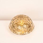 Plafonnier Midcentury en Verre Fumé, Sputnik, Allemagne