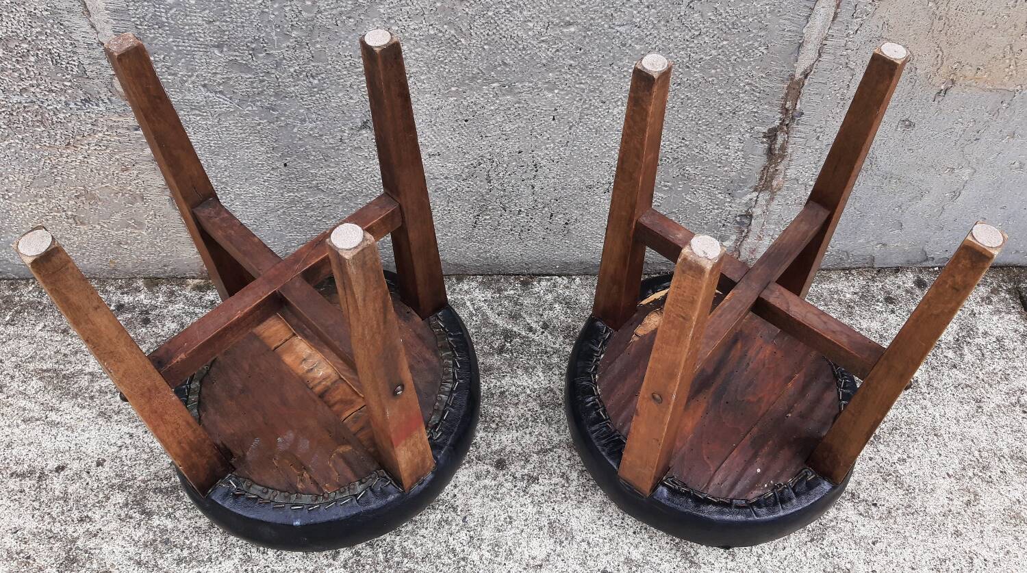 1940s bistro stool (set of 2)