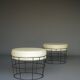 Mid-century Panton style String stools. 1960s