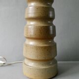 Large stoneware lamp base, signed Jean-Luc Noël, 1980s-90s